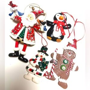 Festive Vintage Christmas Ornaments Set